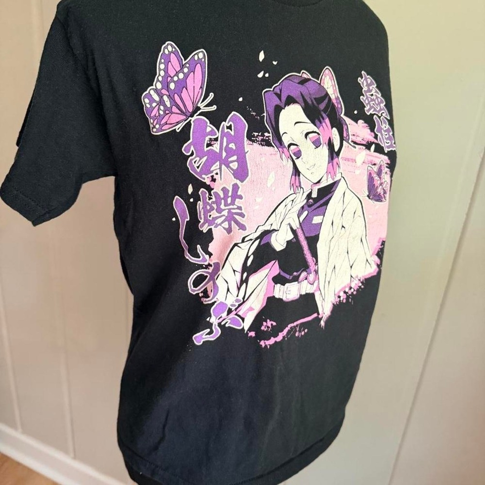 Demon Slayer Shinobu Kocho Anime Graphic Tee XS Goth Kawaii